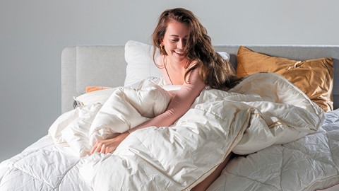 Slaapkamer met duurzame producten