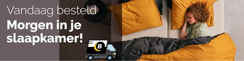 Vandaag besteld morgen in je slaapkamer